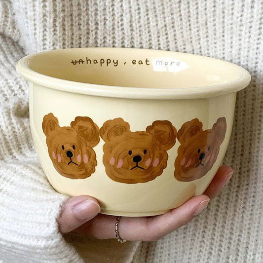 Noodle Bowl 6 inch Emo Bear